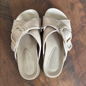Marc Fisher Tan Comfort Sandals Size 6